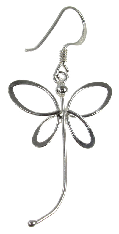 Sterling Silver Butterfly Dangle Earrings – Stamped 925, Nickel & Lead Free
